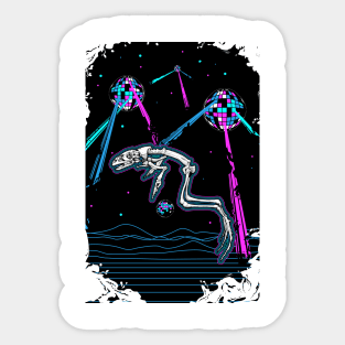 Frog, Dance, Electronic music, Party, Disco, Gift Sticker